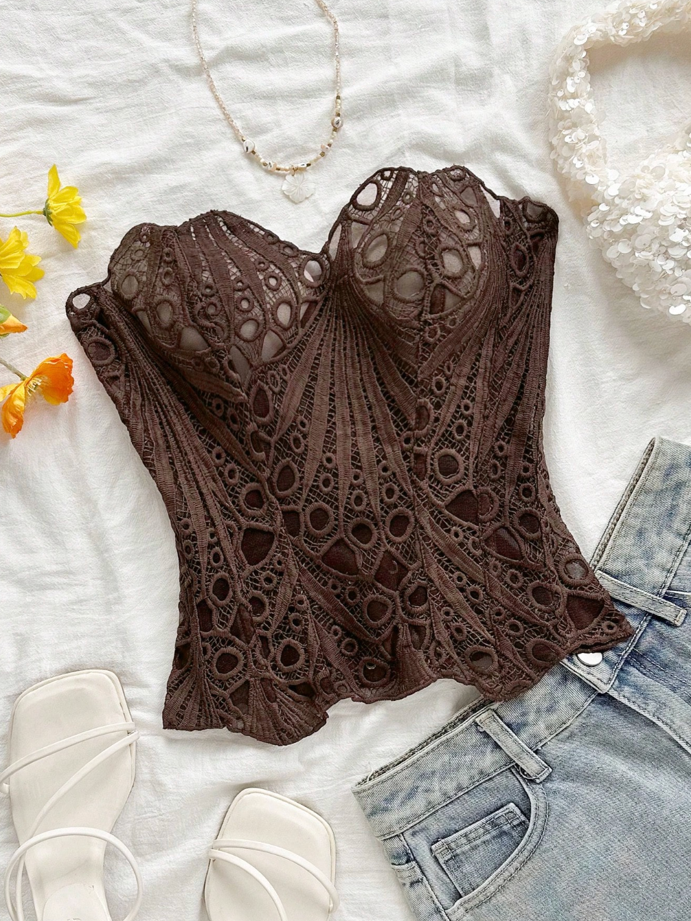 SIENA LACE CORSET