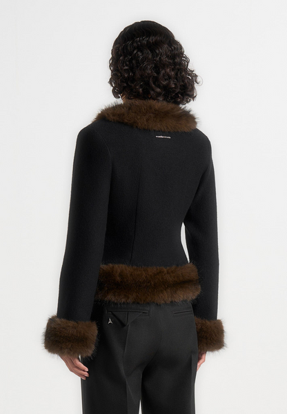 VITTORIA FAUX FUR COAT