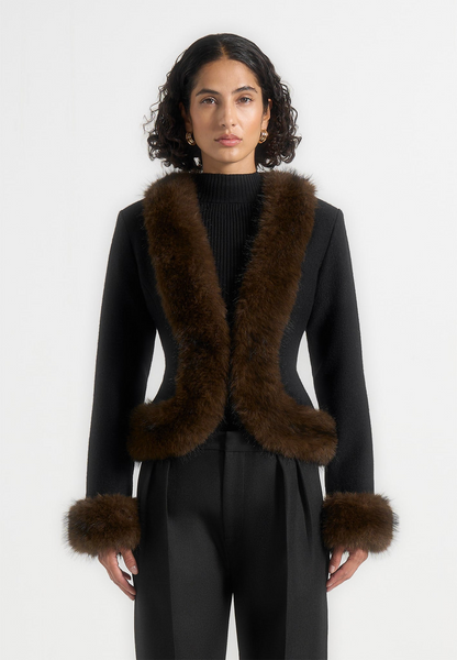 VITTORIA FAUX FUR COAT