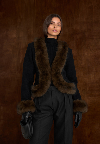 VITTORIA FAUX FUR COAT